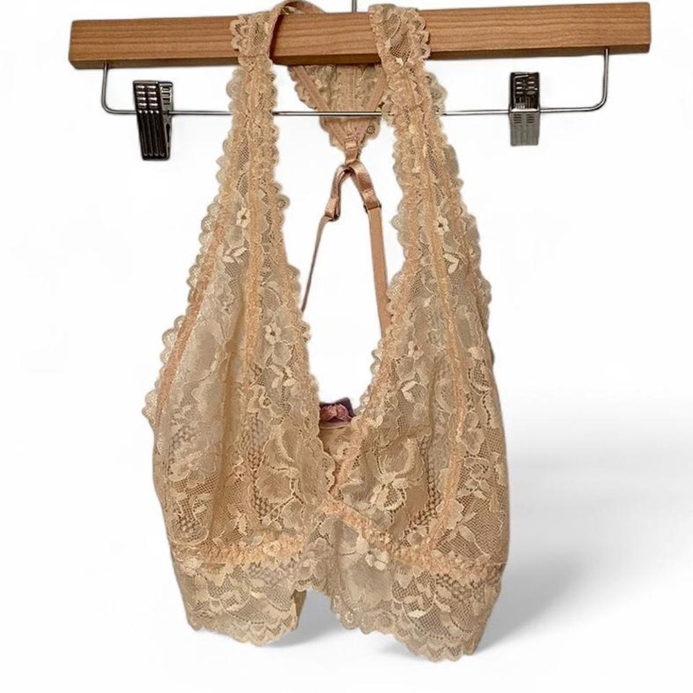 Savage x Fenty lace halter bralette